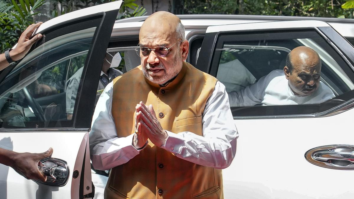 Home Minister Amit Shah’s visit to Bengaluru throws traffic out of gear