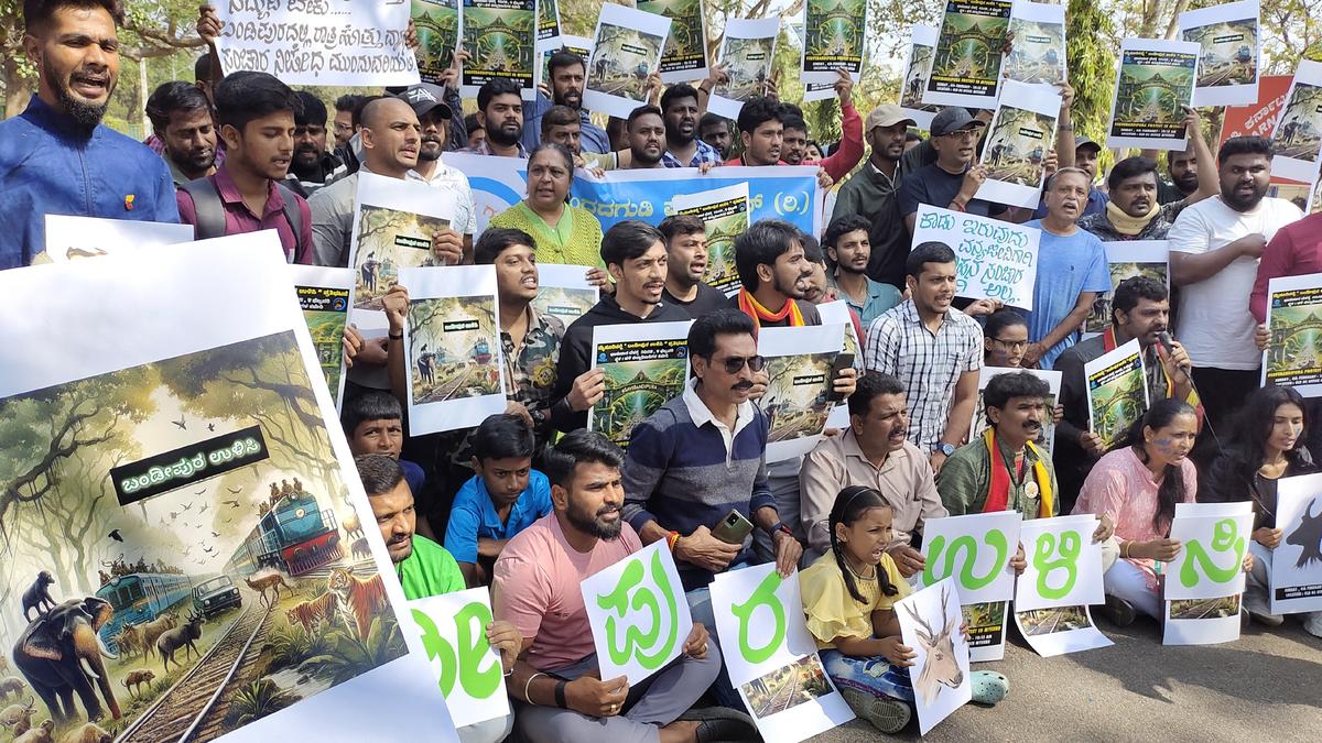 &lsquo;Save Bandipur&rsquo; protest held in Mysuru
