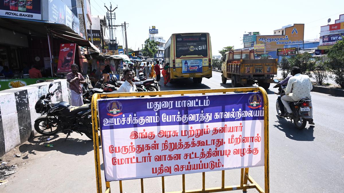 At last, efforts made to ease traffic flow at Viraganur junction