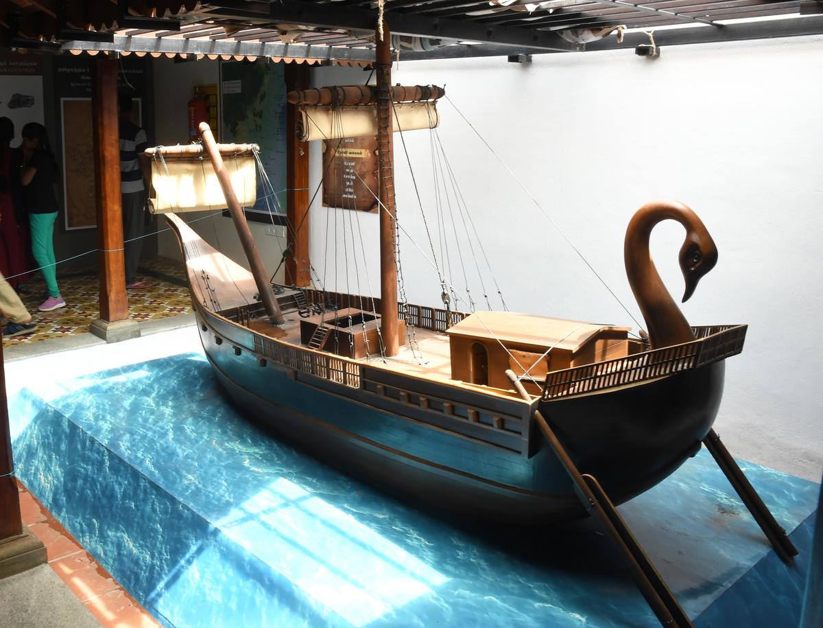 An exhibit at the Keeladi Museum. File An exhibit at the Keeladi Museum. File