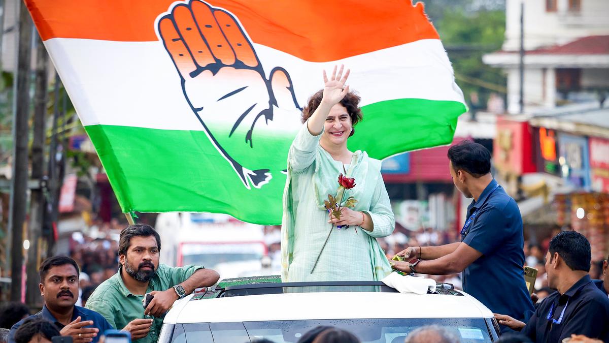 Priyanka accuses BJP of ‘politicising’ landslide disaster in Wayanad