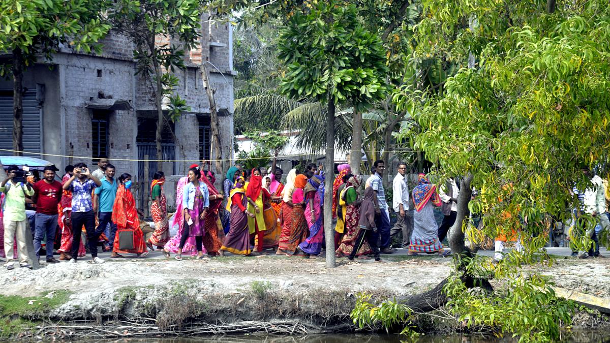 Fresh tensions in Sandeshkhali, West Bengal BJP president dragged away from police station