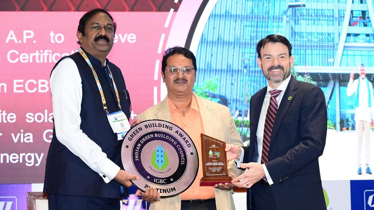 APCRDA project office bags IGBC Net Zero Energy rating