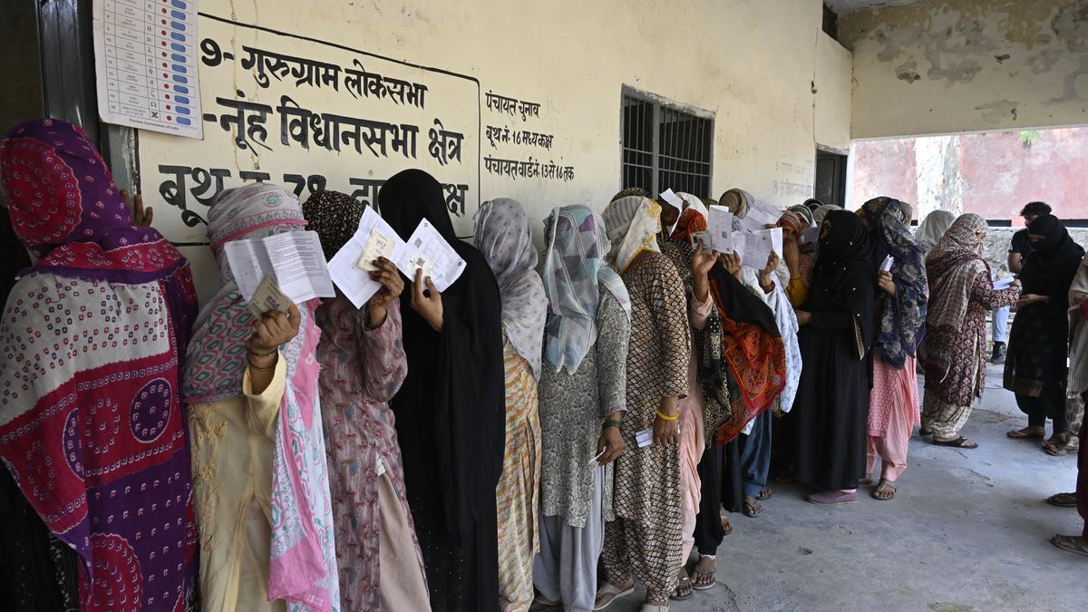 Unemployment, communal harmony on their minds, Nuh voters find EVMs daunting