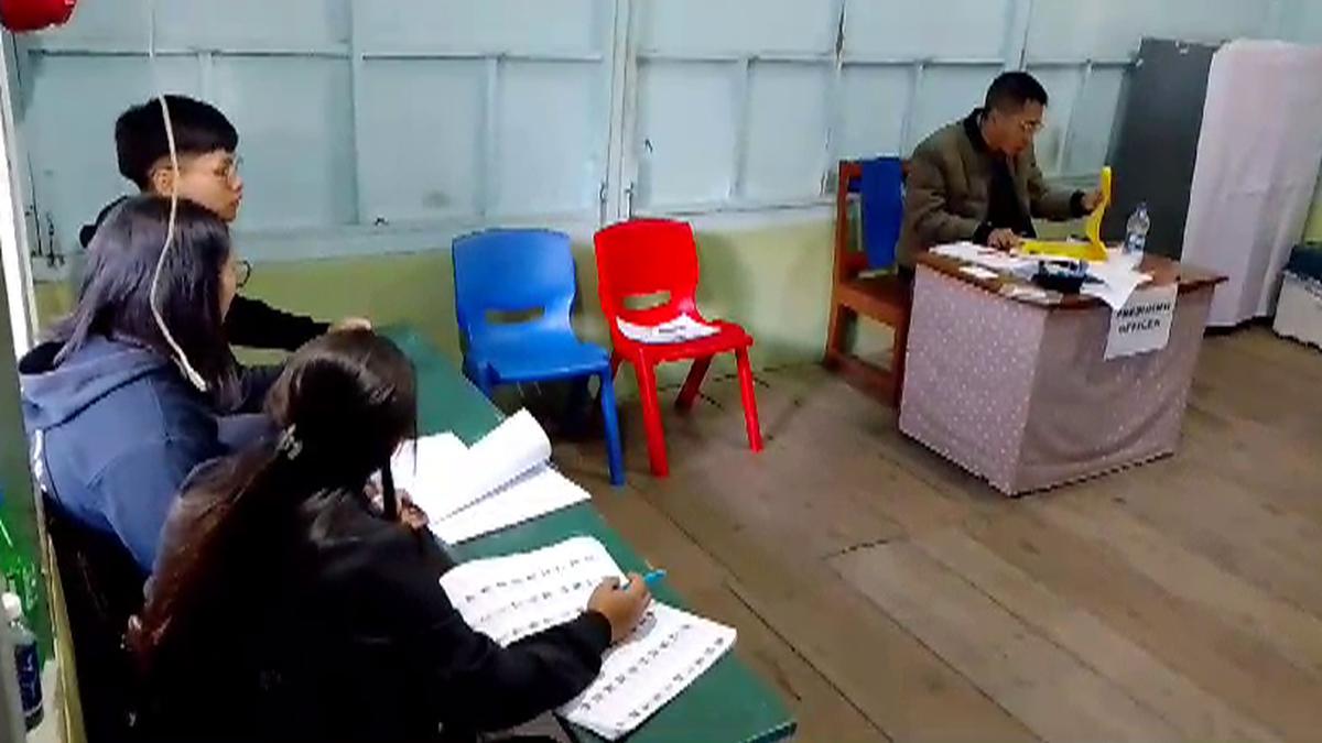 Repolling under way at one voting centre in Aizawl; 20% turnout till 9 a.m.