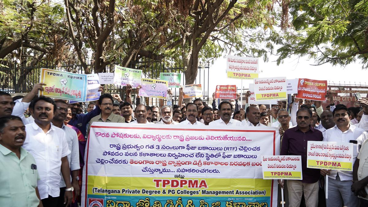 ‘Quality education not possible in Telangana with RTF dues to institutions’