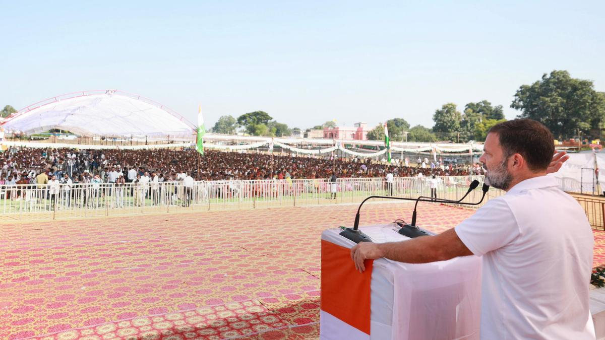 In Chhattisgarh, Rahul Gandhi does OBC outreach and offers a bundle of promises