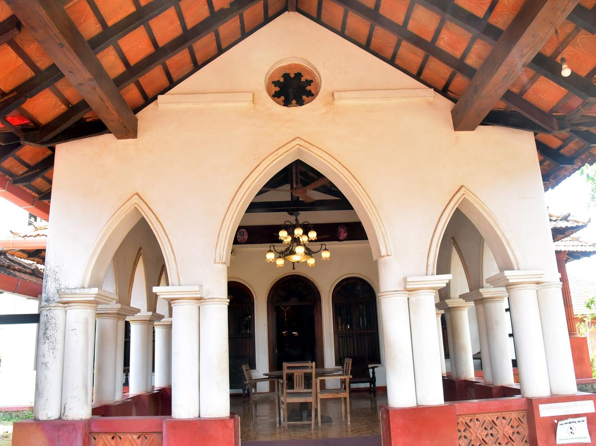 A view of Mangalore Christian’s residence, reconstructed at the Hasta Shilpa Heritage Village Museum in Manipal to go with In Focus on Hasta Shilpa Heritage Village Museum. A view of Mangalore Christian’s residence, reconstructed at the Hasta Shilpa Heritage Village Museum in Manipal to go with In Focus on Hasta Shilpa Heritage Village Museum.