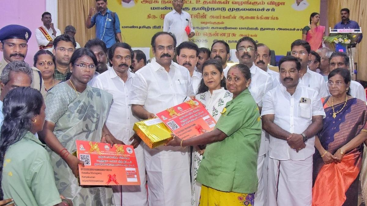 Minister distributes welfare measures to 3,270 beneficiaries in Nagercoil