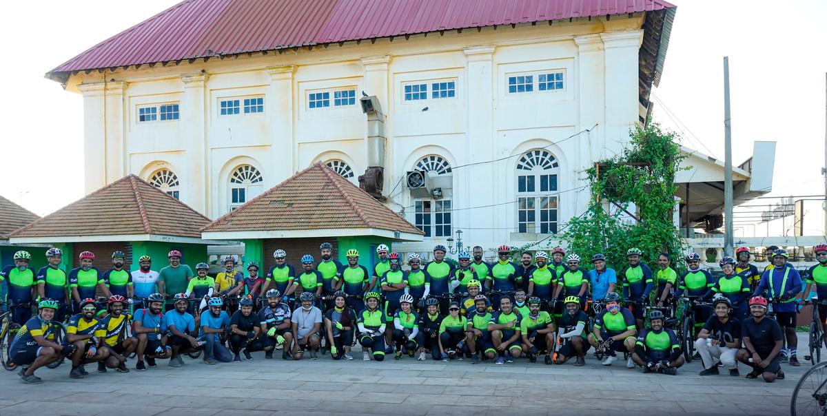 Members of Trivandrum Bikers Club. 