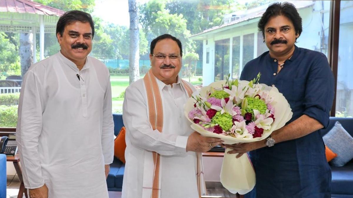 Pawan Kalyan meets BJP national president Nadda