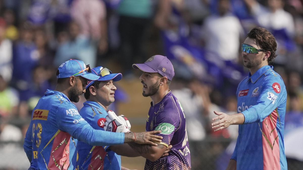 IPL 2023: MI vs KKR | Nitish Rana, Hrithik Shokeen rivalry spills into IPL