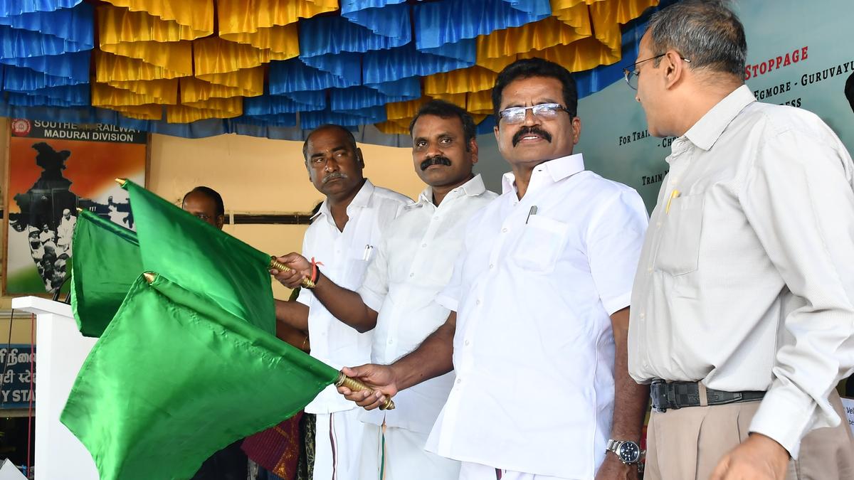 Train services from Bodinayakkanur resume after 13 years