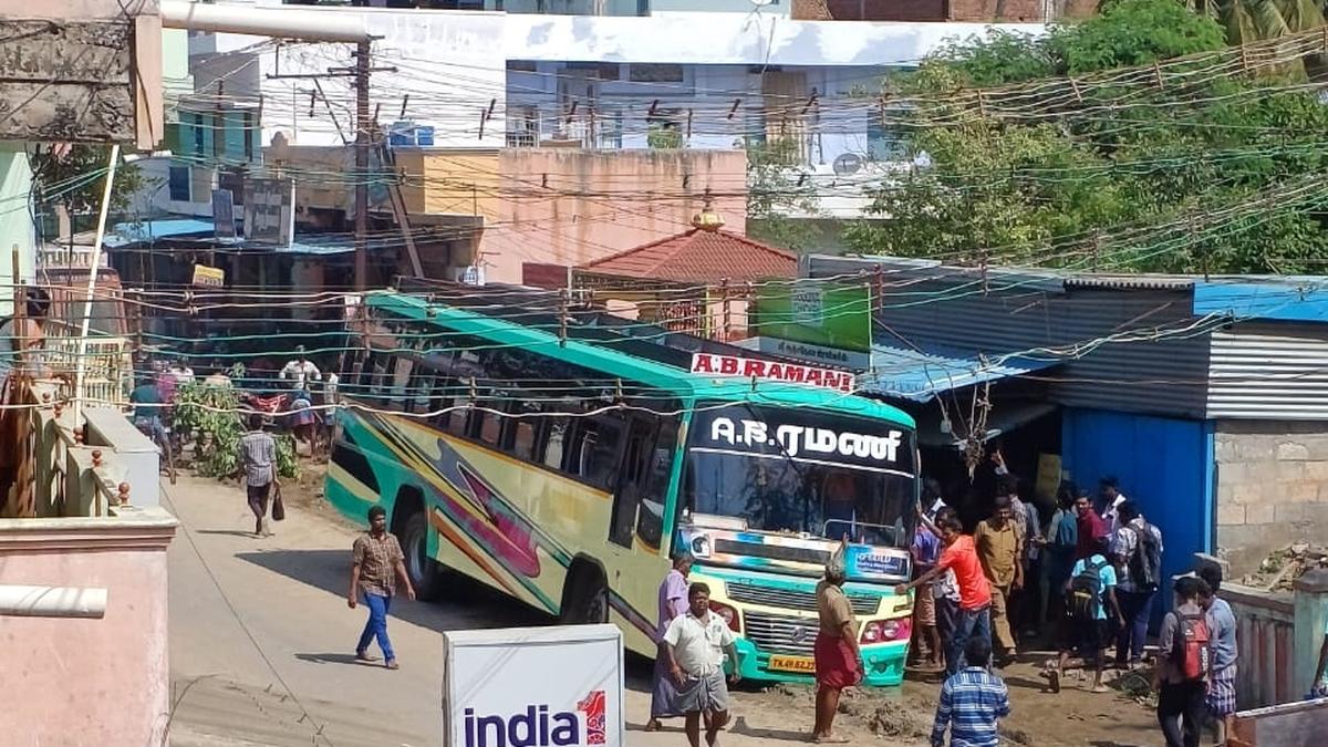 Residents demand measures to expedite storm water drain works at Sivathapuram in Salem