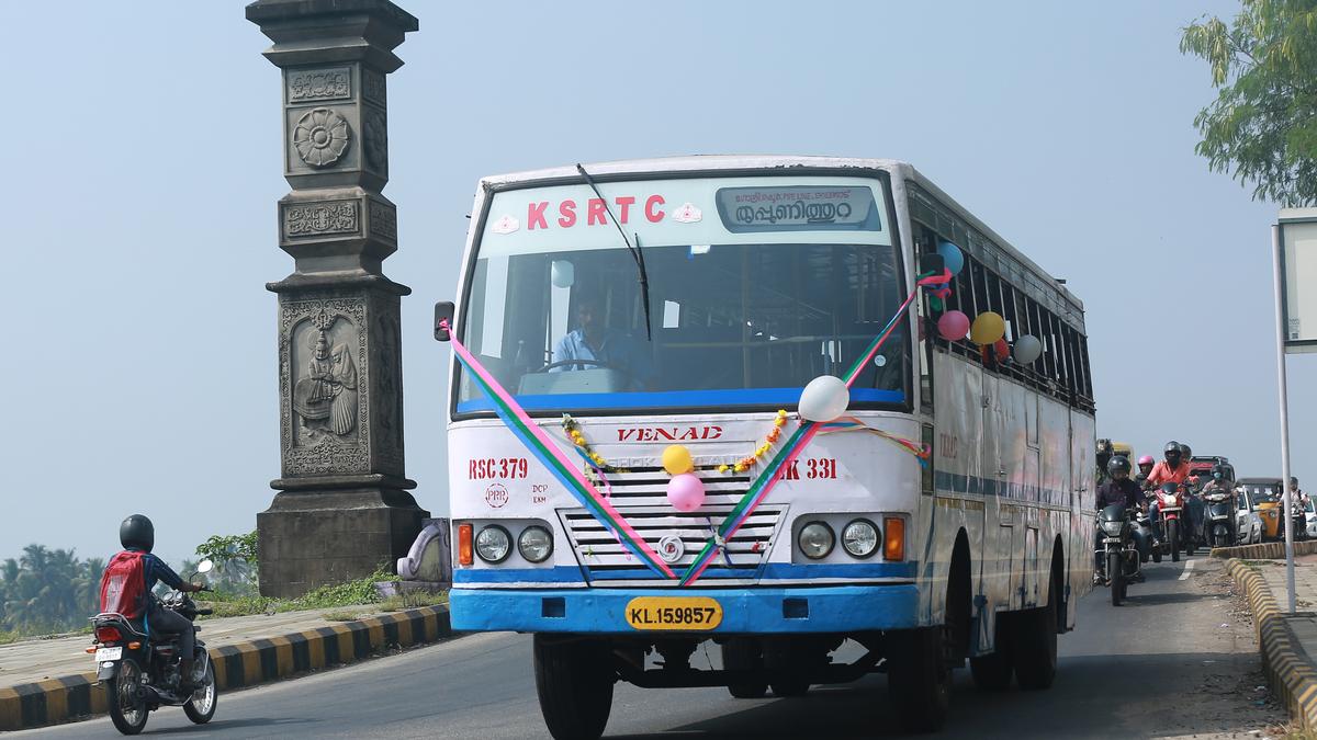 KSRTC buses begin service from Vypeen to Ernakulam The Hindu