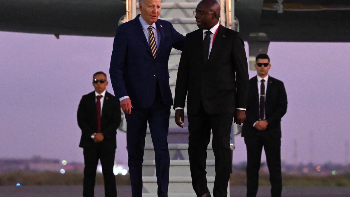 Biden arrives in Angola for his long-awaited sub-Saharan Africa visit