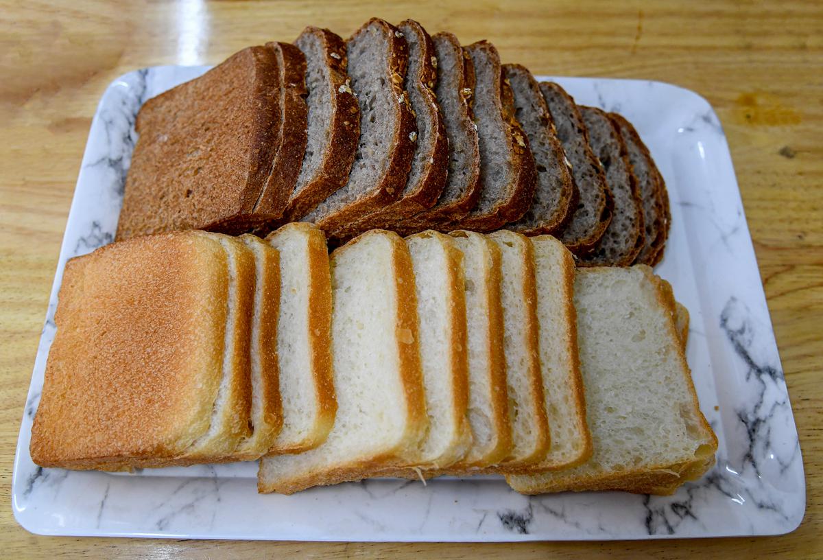 Sourdough bread at a bakery called Breadway in Visakhapatnam.