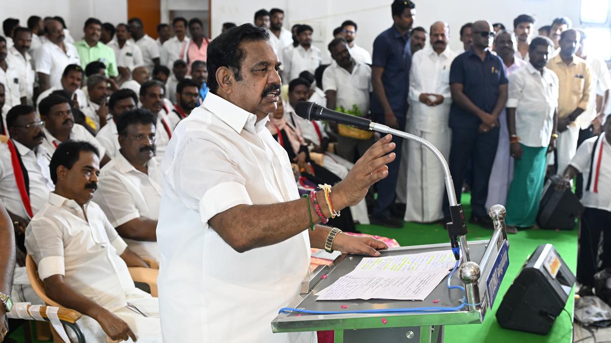 DMK is our only enemy, says Palaniswami