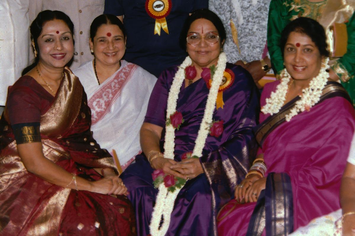 Yesteryear actresses Sarojadevi, Pandari Bai, Bhanumathi and Jayanthi