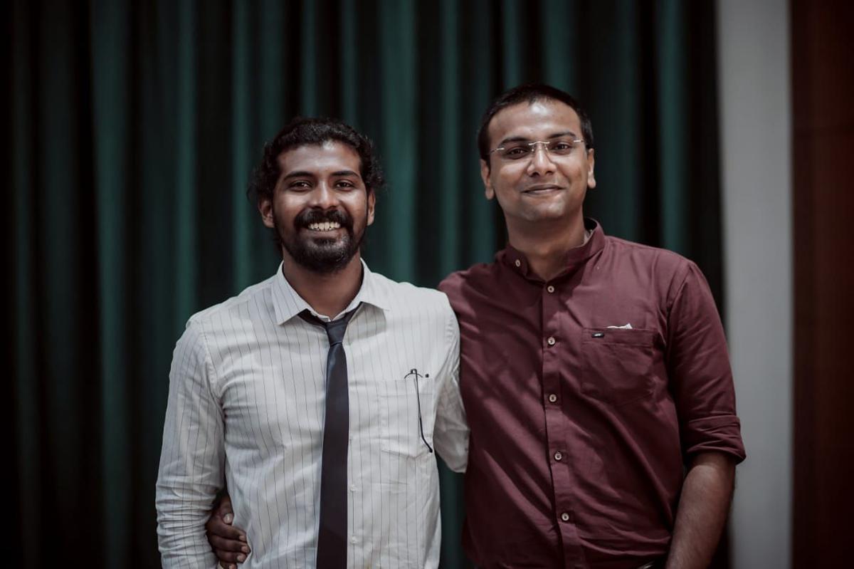 Abey Antony and Jose Mathews, founders of Viplavam Food Labs