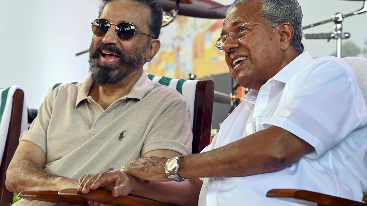Actor Kamal Haasan extends wishes to Kerala CM Pinarayi Vijayan ahead of elections