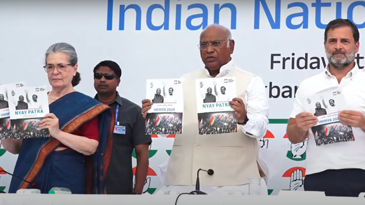 Congress ‘Nyay Patra’ manifesto: Key promises include restoring full Statehood to J&K, nationwide caste census and abolishing Agnipath scheme