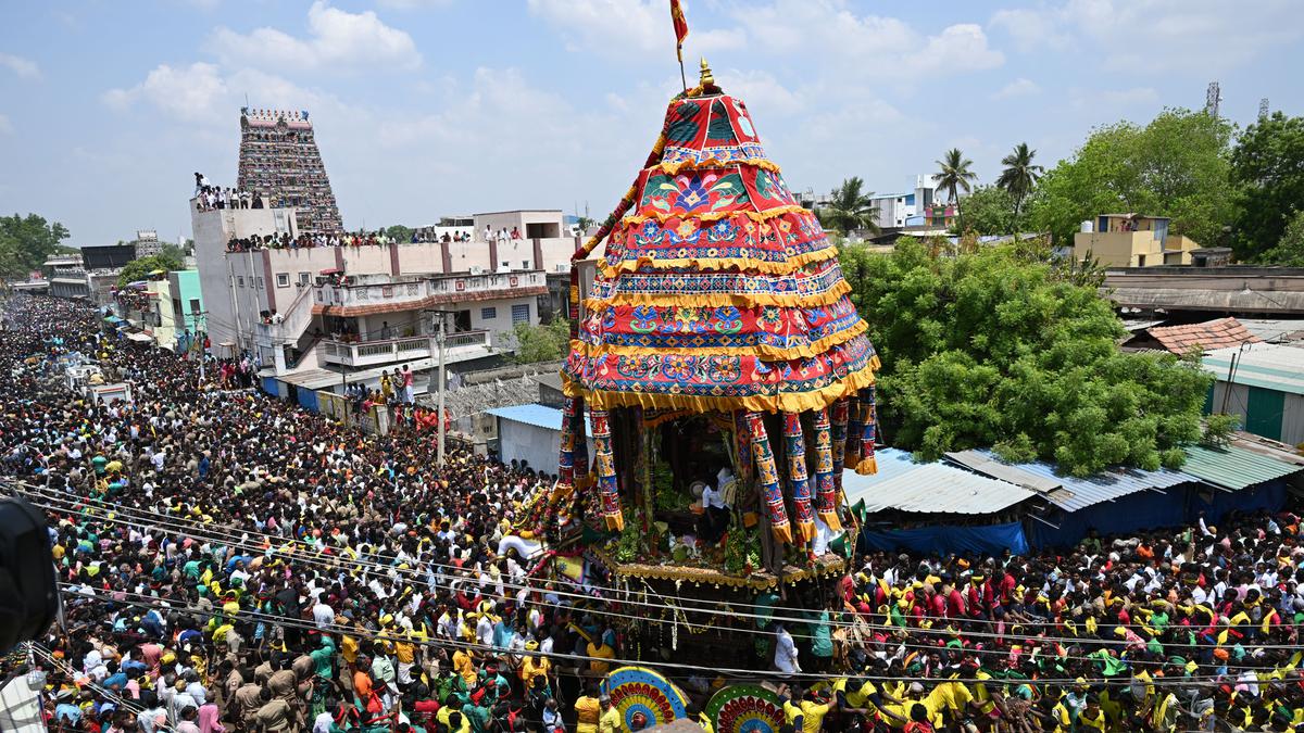 Large turnout at Samayapuram temple car festival