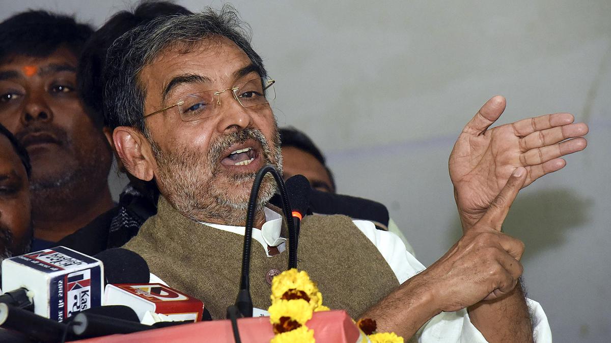 Anybody but Tejashwi Yadav acceptable as leader of Bihar’s mahagathbandhan: Upendra Kushwaha