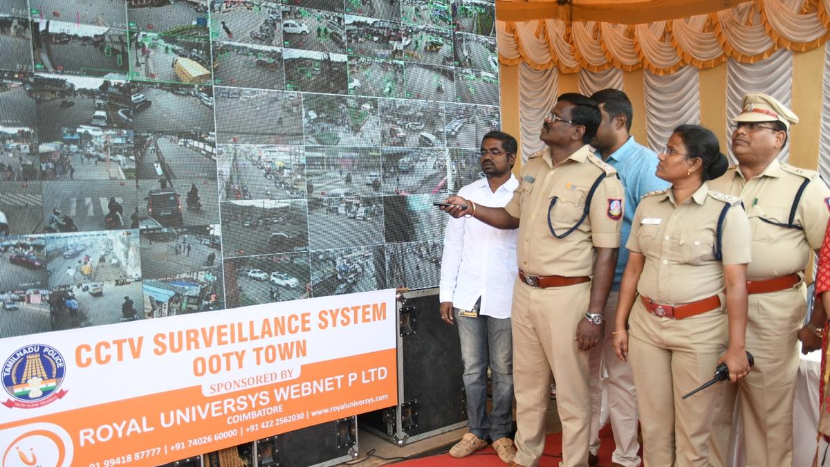 CCTV cameras set up at vantage locations in Udhagamandalam town