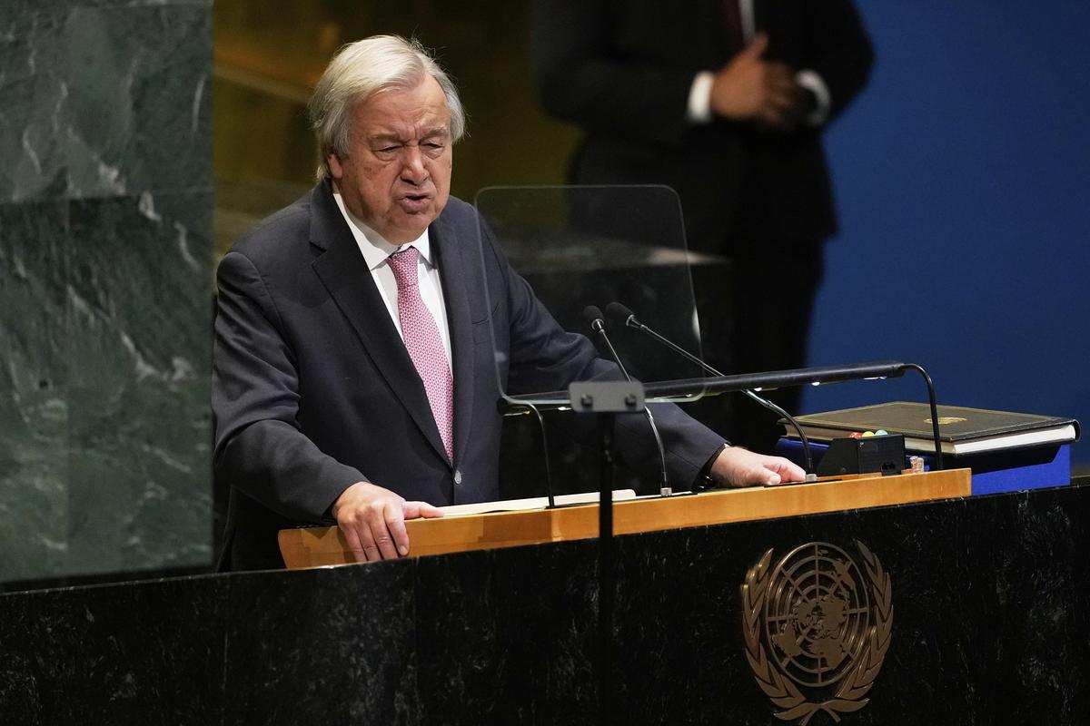 Watch: UN chief calls one-state Gaza solution intolerable