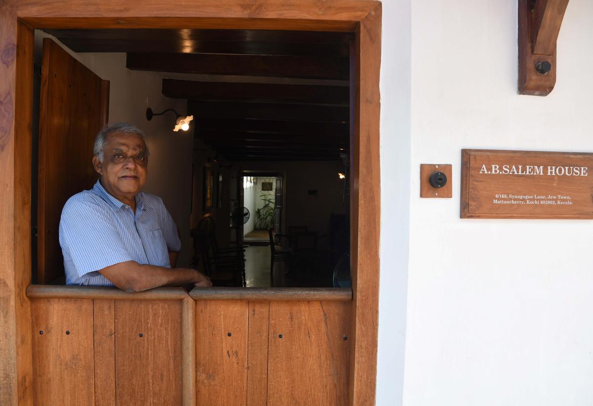 Jose Dominic at A.B. Salem House in Jew Town, Mattancherry