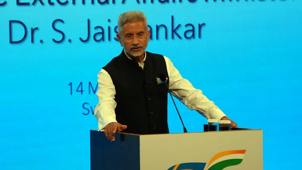 EAM Jaishankar interacts with Indian community in Sweden