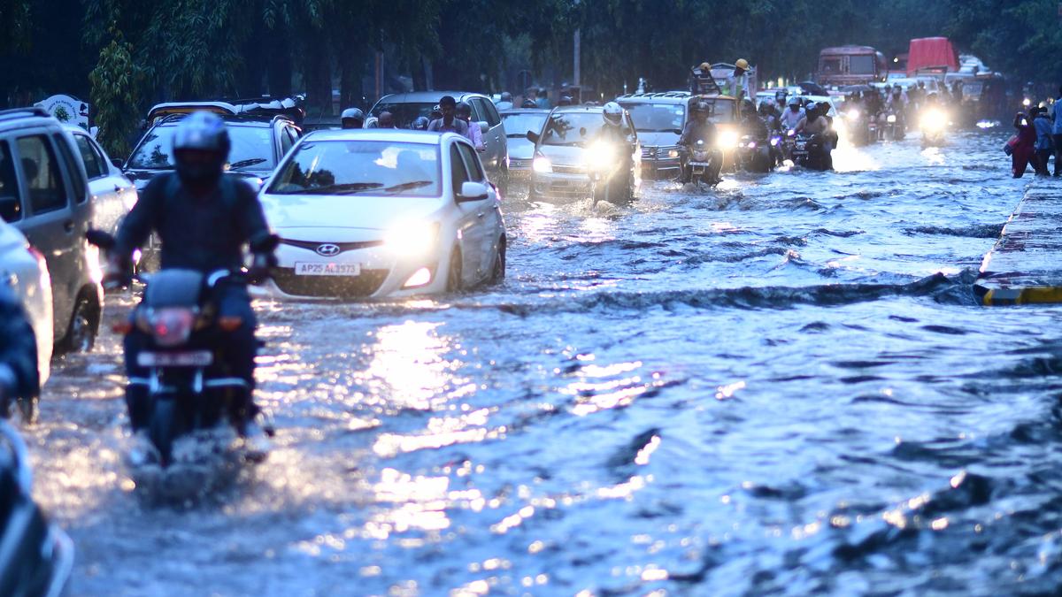 Storage sumps to be constructed as solution for water logging on Hyderabad roads during rains