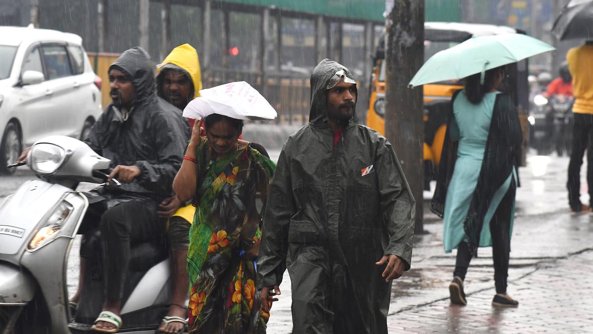 Denizens cloak up in city as temperature dips due to rain
