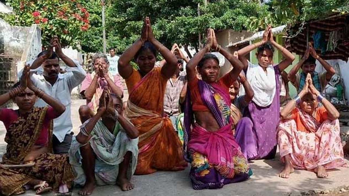 Tribal villagers of Anakapalli district in Andhra Pradesh demand restoration of land pattas