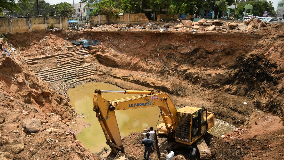 Greater Hyderabad Municipal Corporation unearths 1810 stepwell in Gudimalkapur; plans to restore it