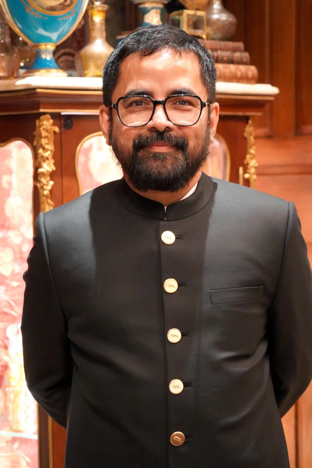 Sabyasachi Mukherjee at the opening of his store in New York City