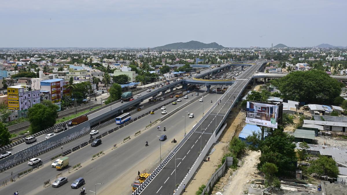 Flyover between Vandalur and Tambaram railway stations opened for public use
