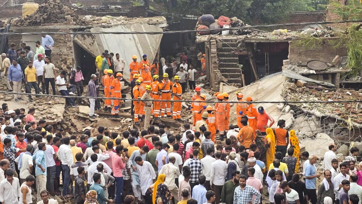 Explosion at a firecracker unit in U.P.’s Firozabad leaves five dead, including two children; 11 injured