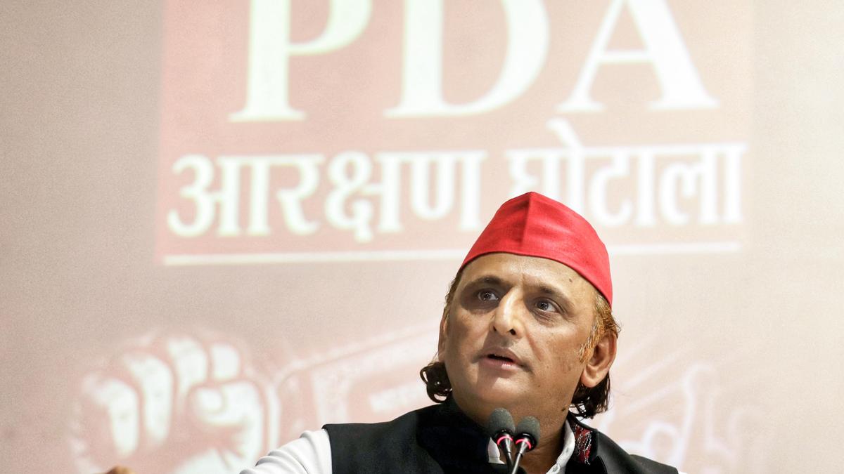 BJP government snatching reservation of PDA in U.P., alleges Akhilesh