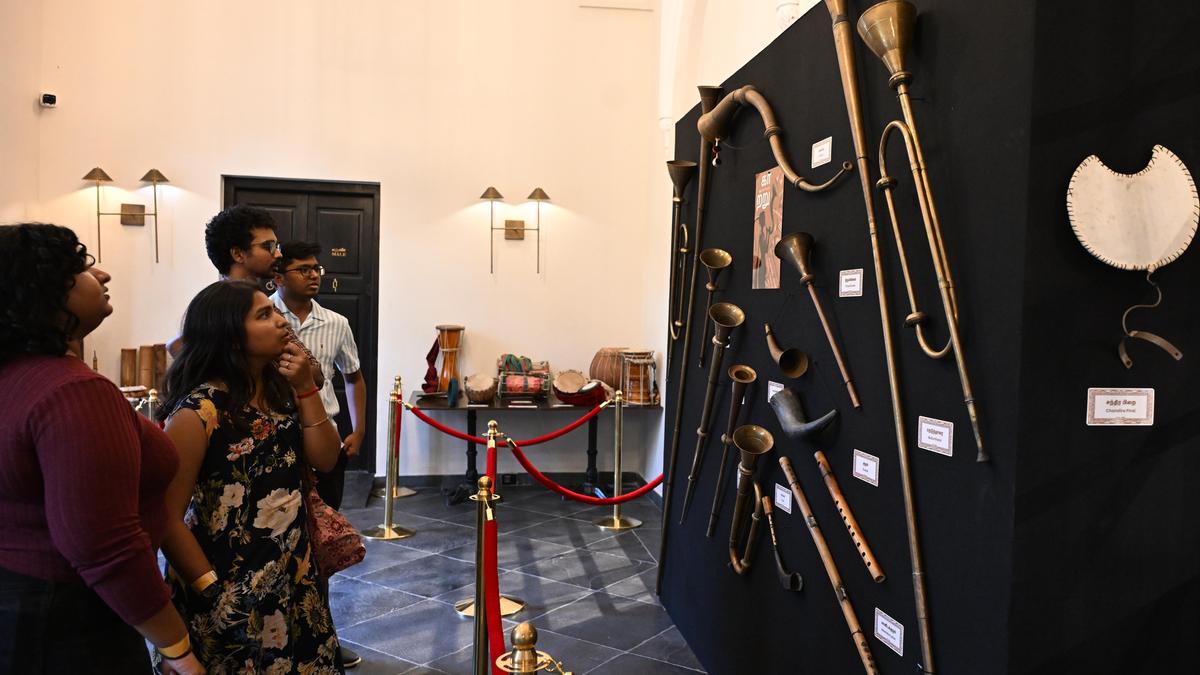 Sangam-era musical instruments make a comeback through a sound engineer’s exhibit at VP Hall