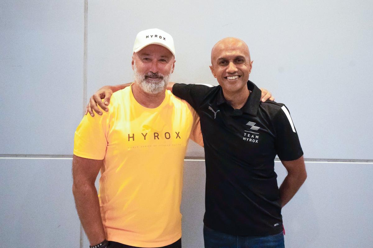 Deepak Raj with Christian Toetzke