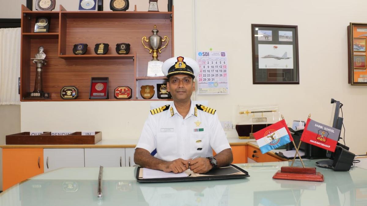 New Principal of Sainik School, Amaravathinagar, assumes office