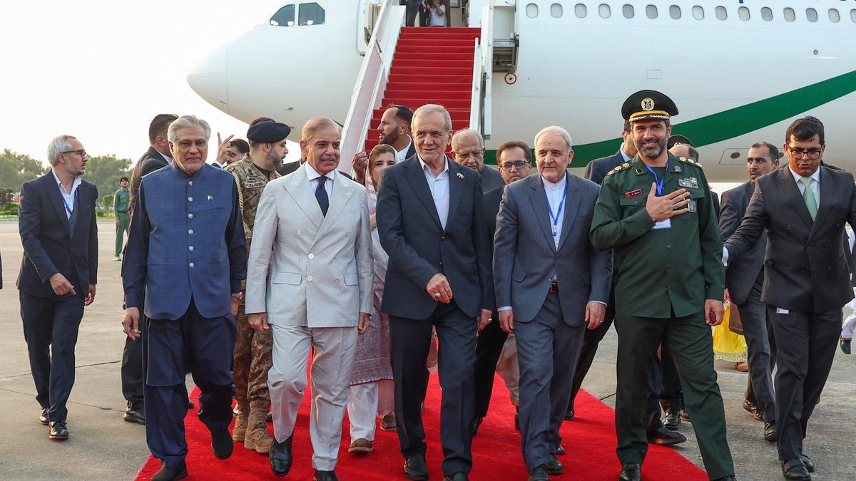 Iranian President Pezeshkian in Pakistan to strengthen bilateral ties
