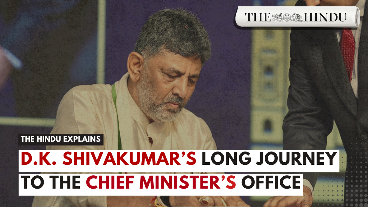 Explained | How D.K. Shivakumar finally became Karnataka’s Chief Minister