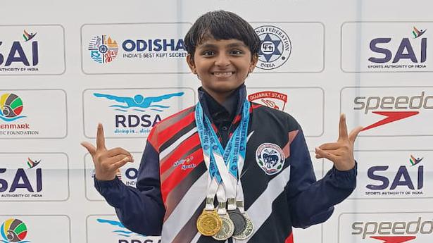 Mangaluru girl bags three medals at national swimming event