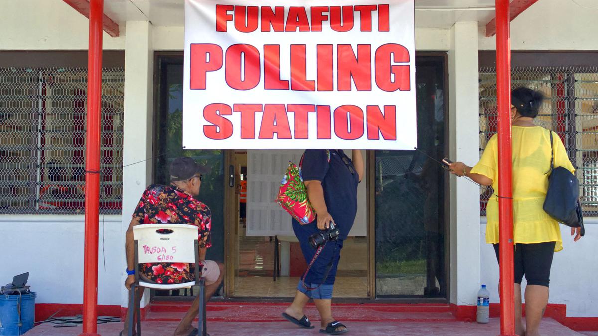 Climate-threatened Tuvalu holds election watched by Taiwan, China