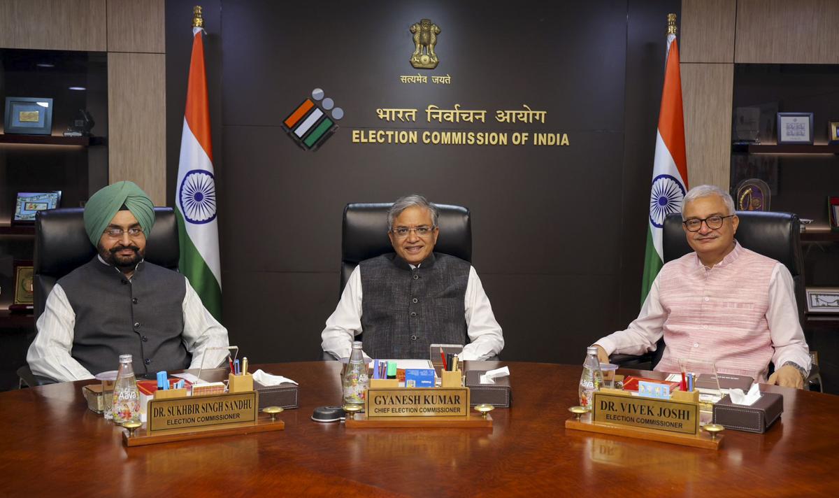 Election Commission Holds Press Briefing Amid Voter List Row