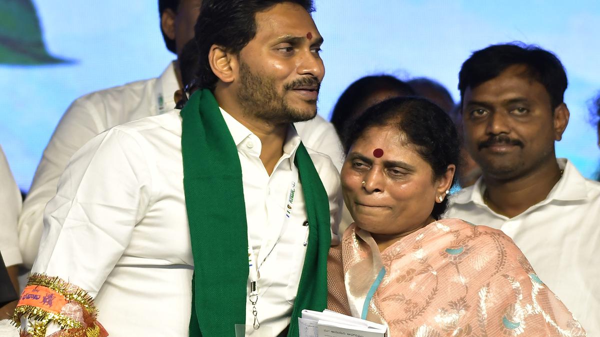 Andhra Pradesh: Y.S. Vijayamma quits as YSRCP honorary president