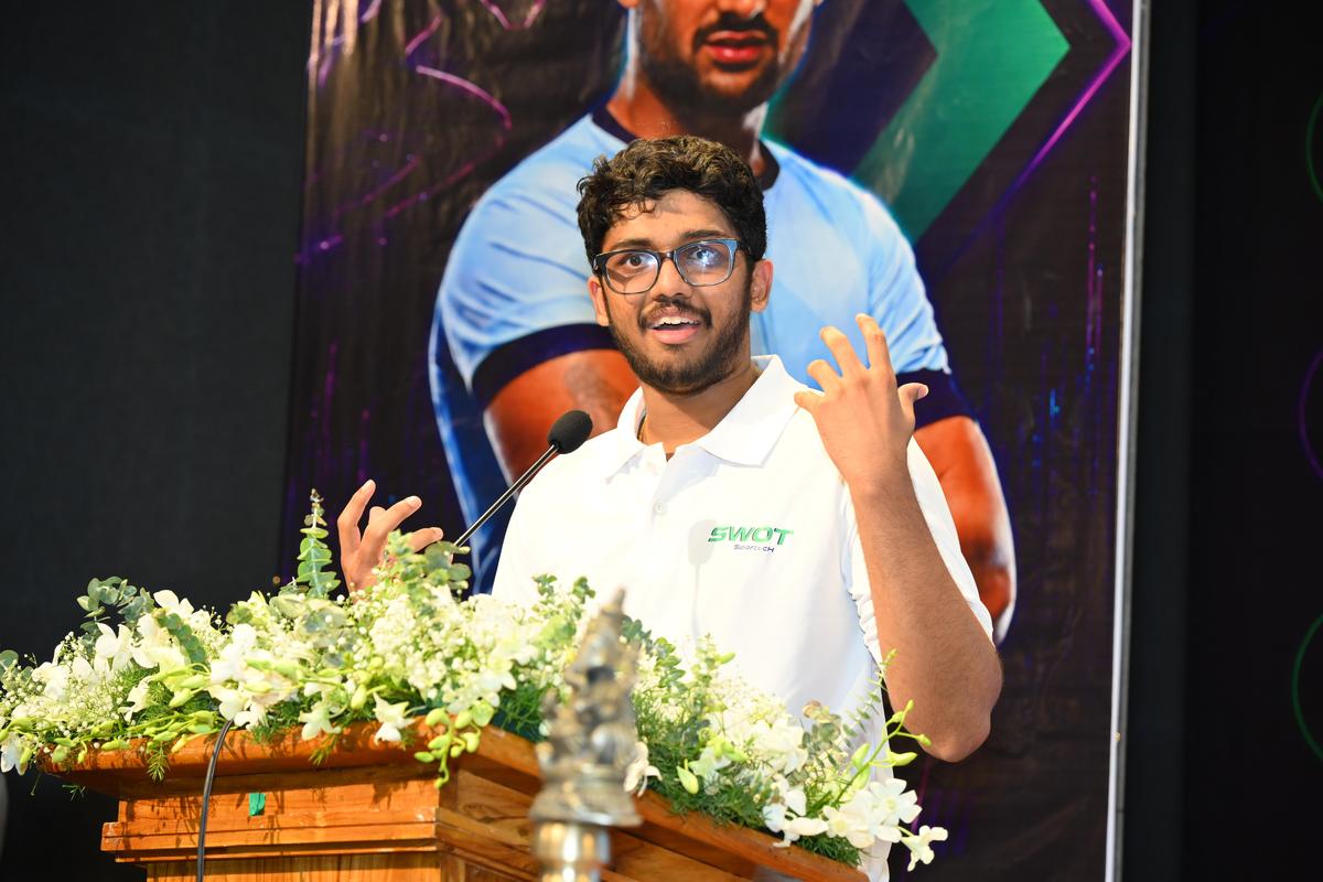 Rushi Pranav Mattapalli, founder of SWOT, a startup that combines sports analytics, biomechanics, exercise physiology, sports psychology and nutrition to help athletes improve performance while reducing injury risks.